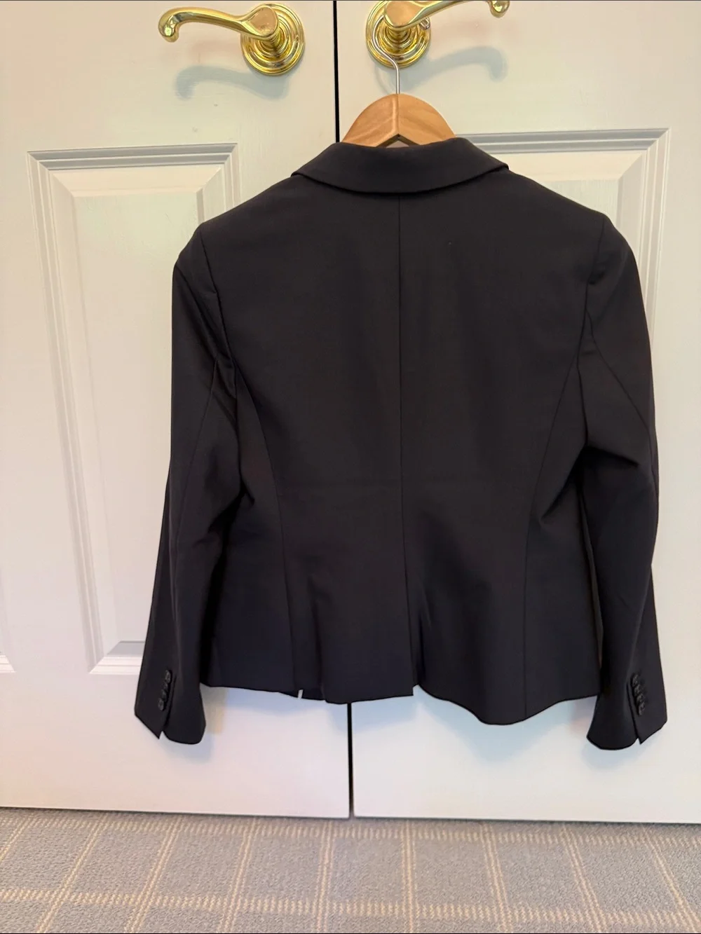 Ann Taylor Petite Dark Navy Single-Button Blazer NWT - Picture 5 of 6